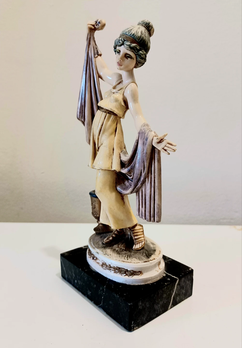 Vtg Signed Simonelli Statue - photo 2