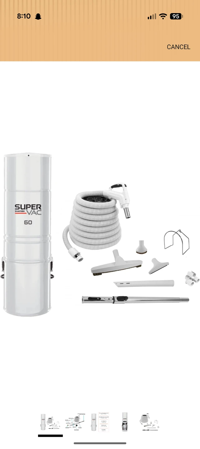 Generic Super Vac 60 Central Vacuum System