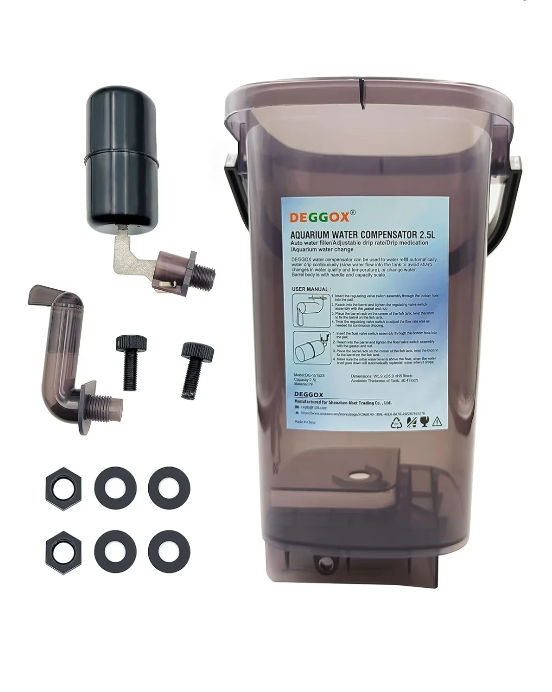 Aquarium Auto Refill Drip System 3-in-1 Water Change Buffer