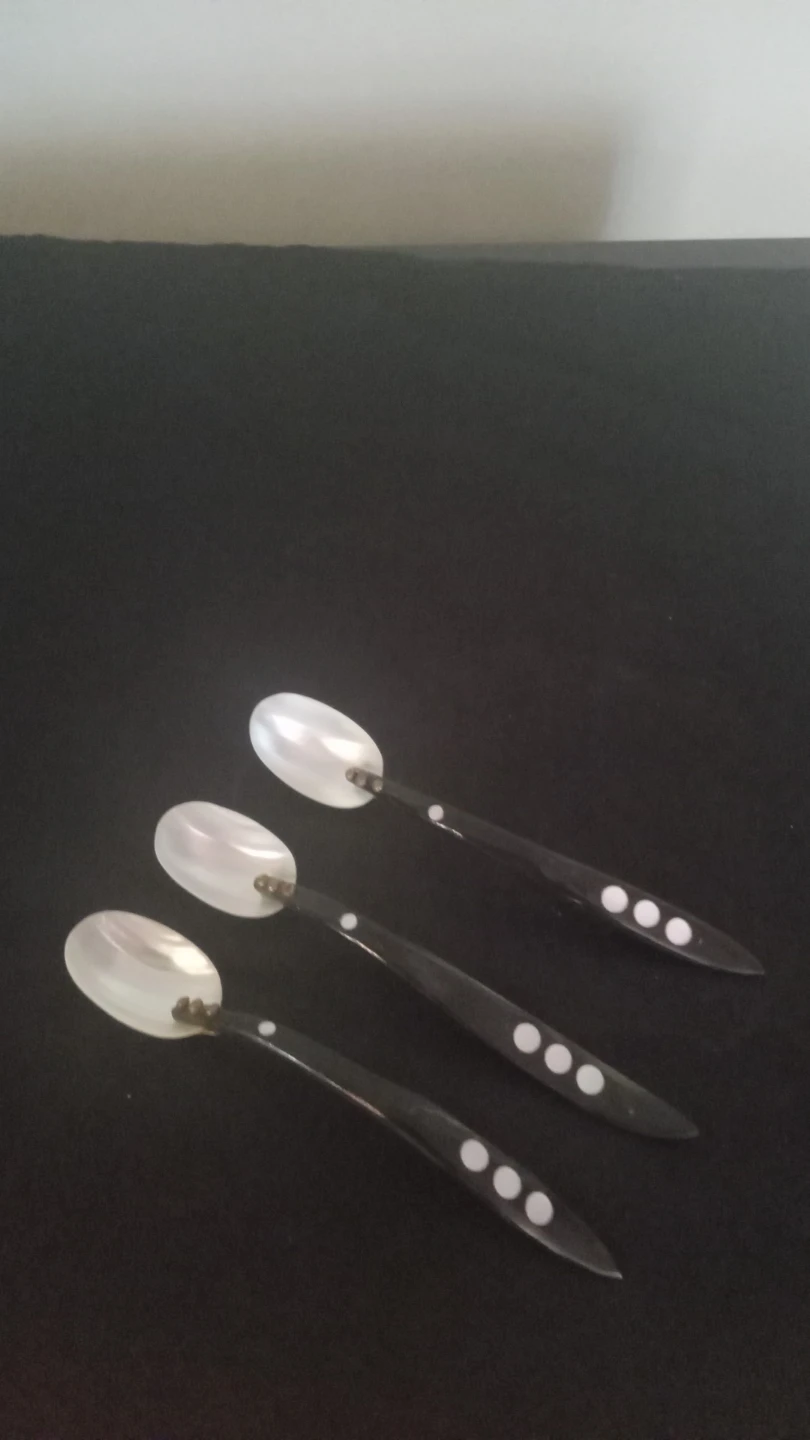 Set of 3 Mother of Pearl Spoons