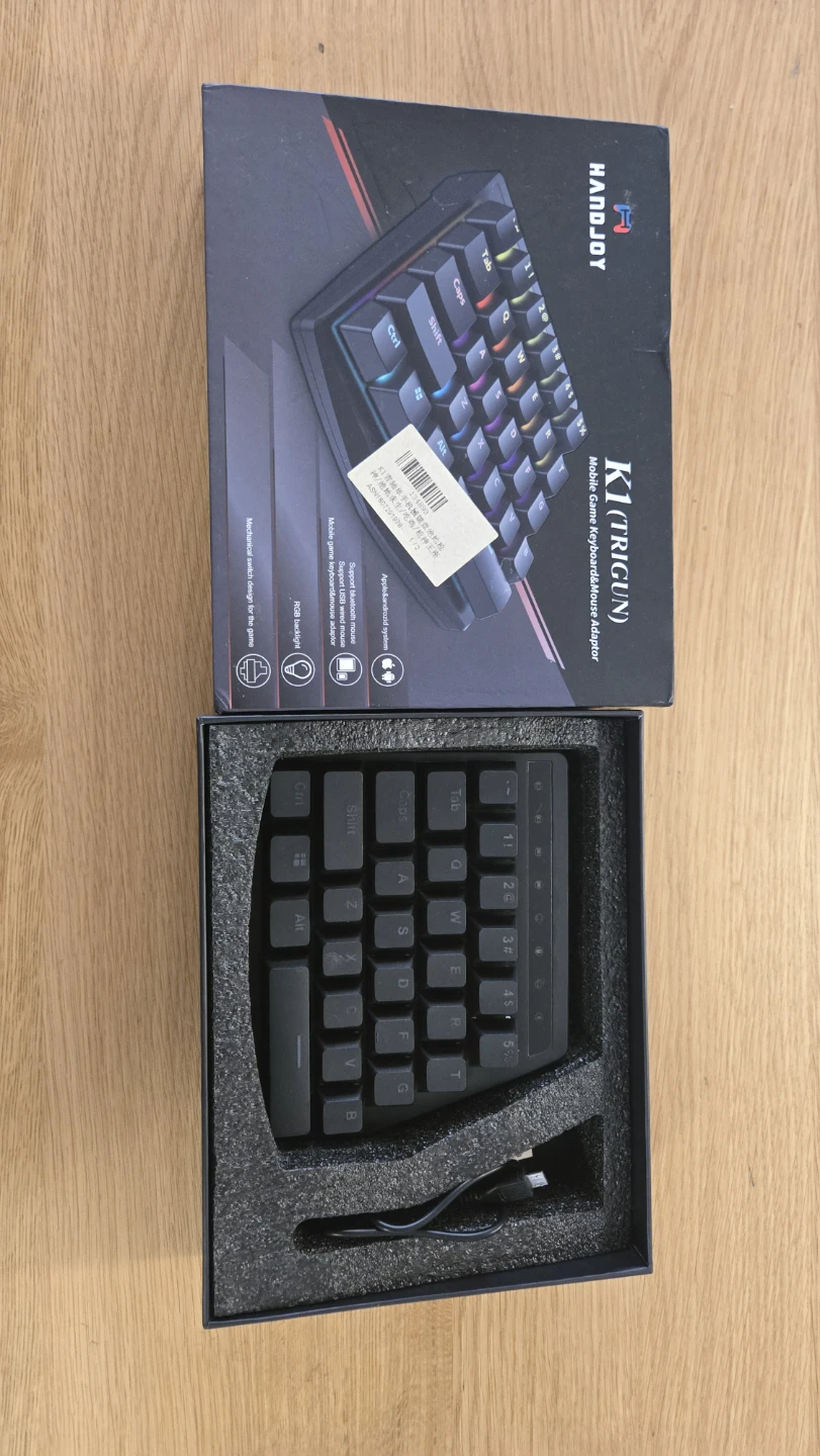 HANDJOY K1 (TRIGUN) Mobile Game Keyboard & Mouse Adapter