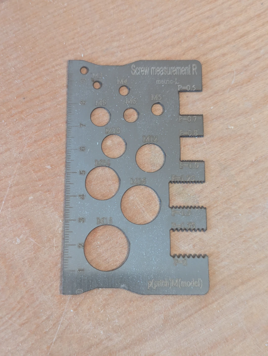 Precision Stainless Steel Screw Measurement Gauge