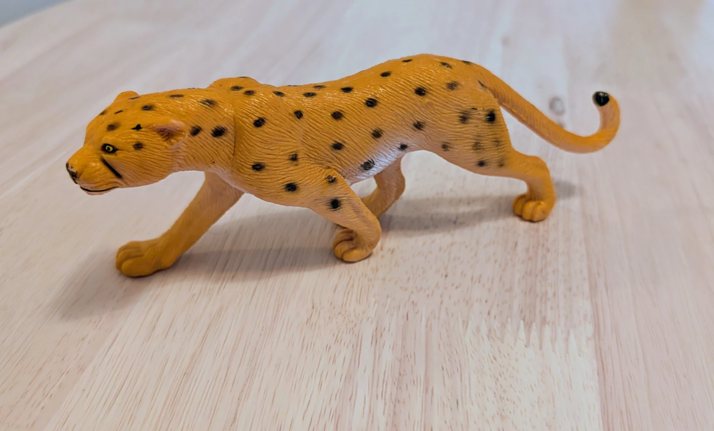 Plastic Cheetah Toy Figurine