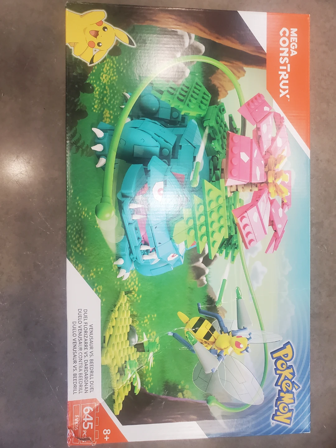 Mega Construx Pokemon Venusaur vs. Beedrill Building Set