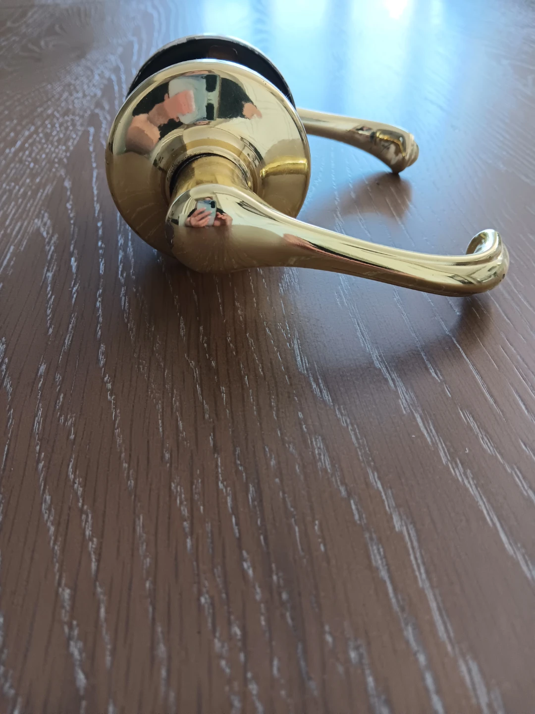 Polished Brass Hall/Closet Passage Interior Door Handle - photo 2