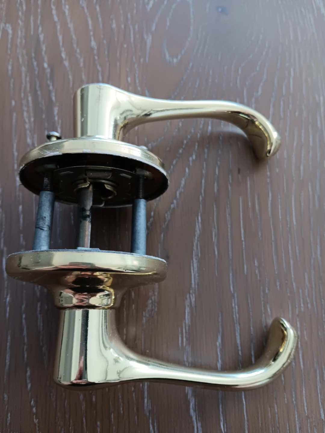 Polished Brass Hall/Closet Passage Interior Door Handle - photo 3