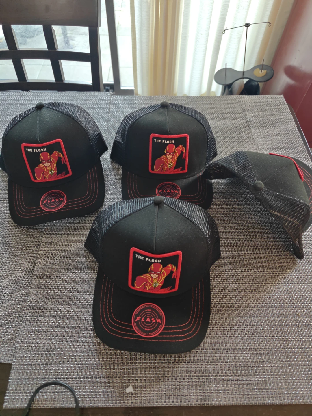 The Flash Trucker Hats - Black and Red - photo 3