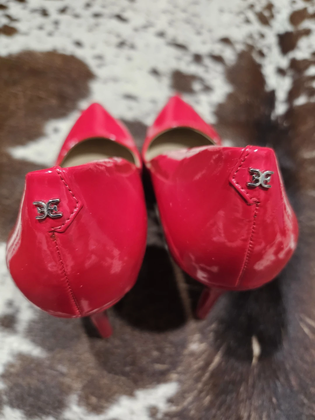 Sam Edelman Red Patent Leather Stiletto Heels - photo 3