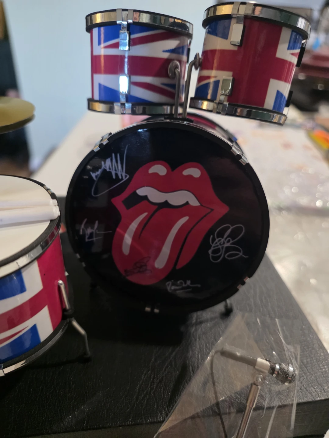 The Rolling Stones Mini Drum Kit Replica - photo 2