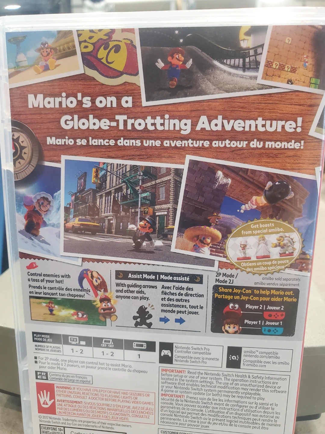 Nintendo Switch Super Mario Odyssey Game - photo 2
