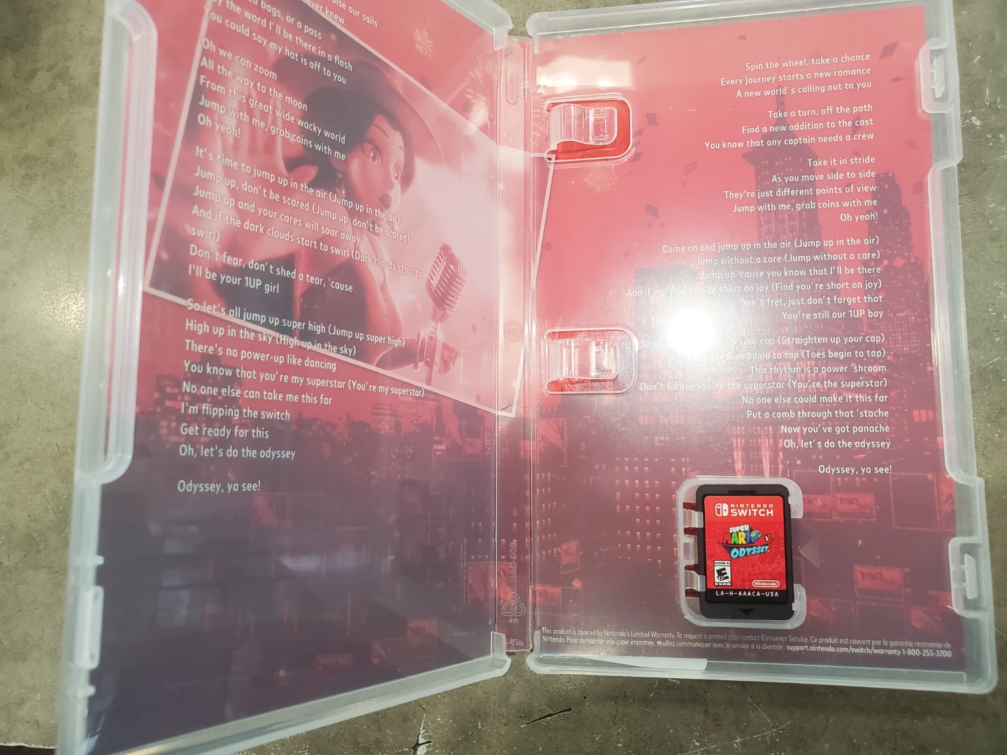Nintendo Switch Super Mario Odyssey Game - photo 3