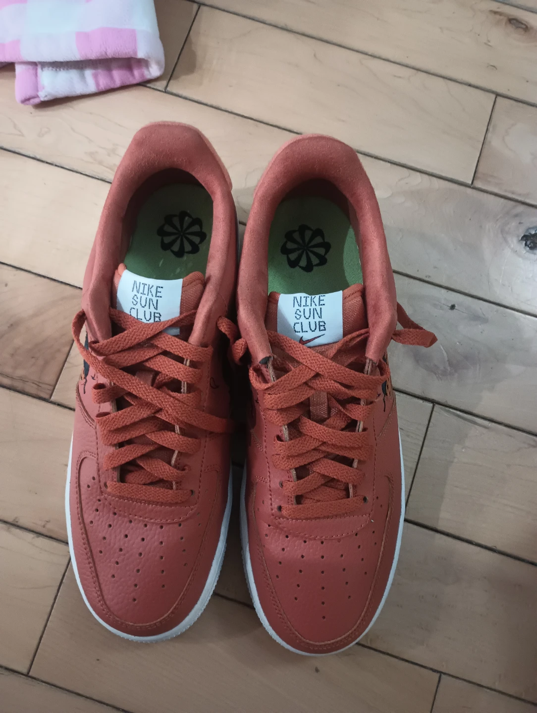 Nike Air Force 1 Sun Club "Brown/Orange" Sneakers - photo 4