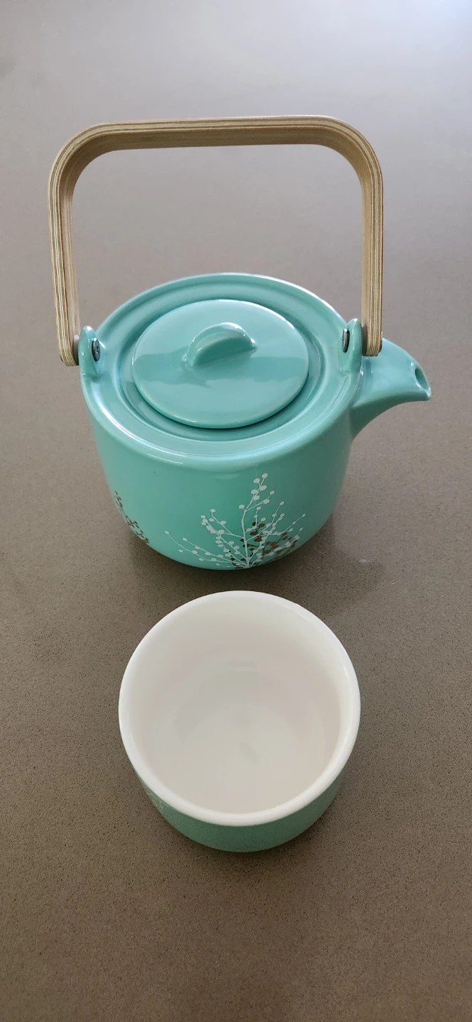 DAVIDsTEA Ceramic Teapot with Lid and Infuser - photo 3
