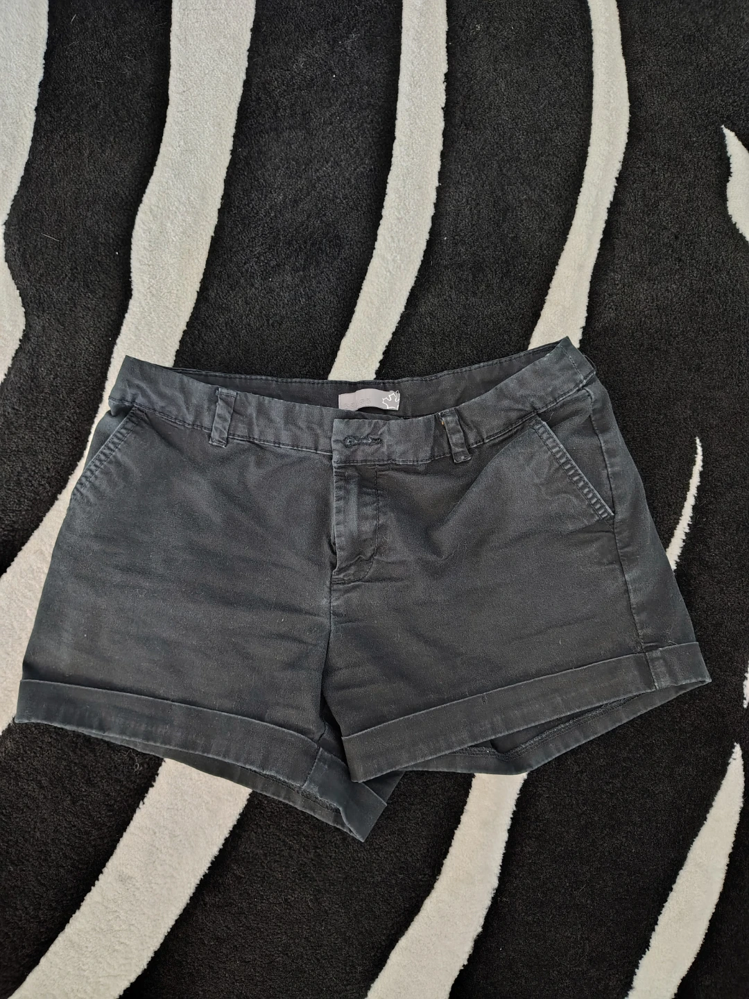 Vintage black Shorts Size 2 cotton