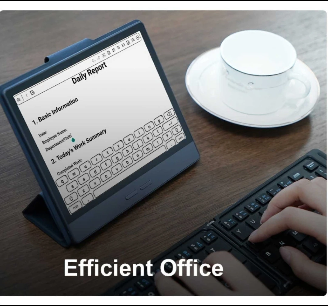 E-ink e-reader e-writer Bigme b7 4G cellular full pack keyboard - photo 2