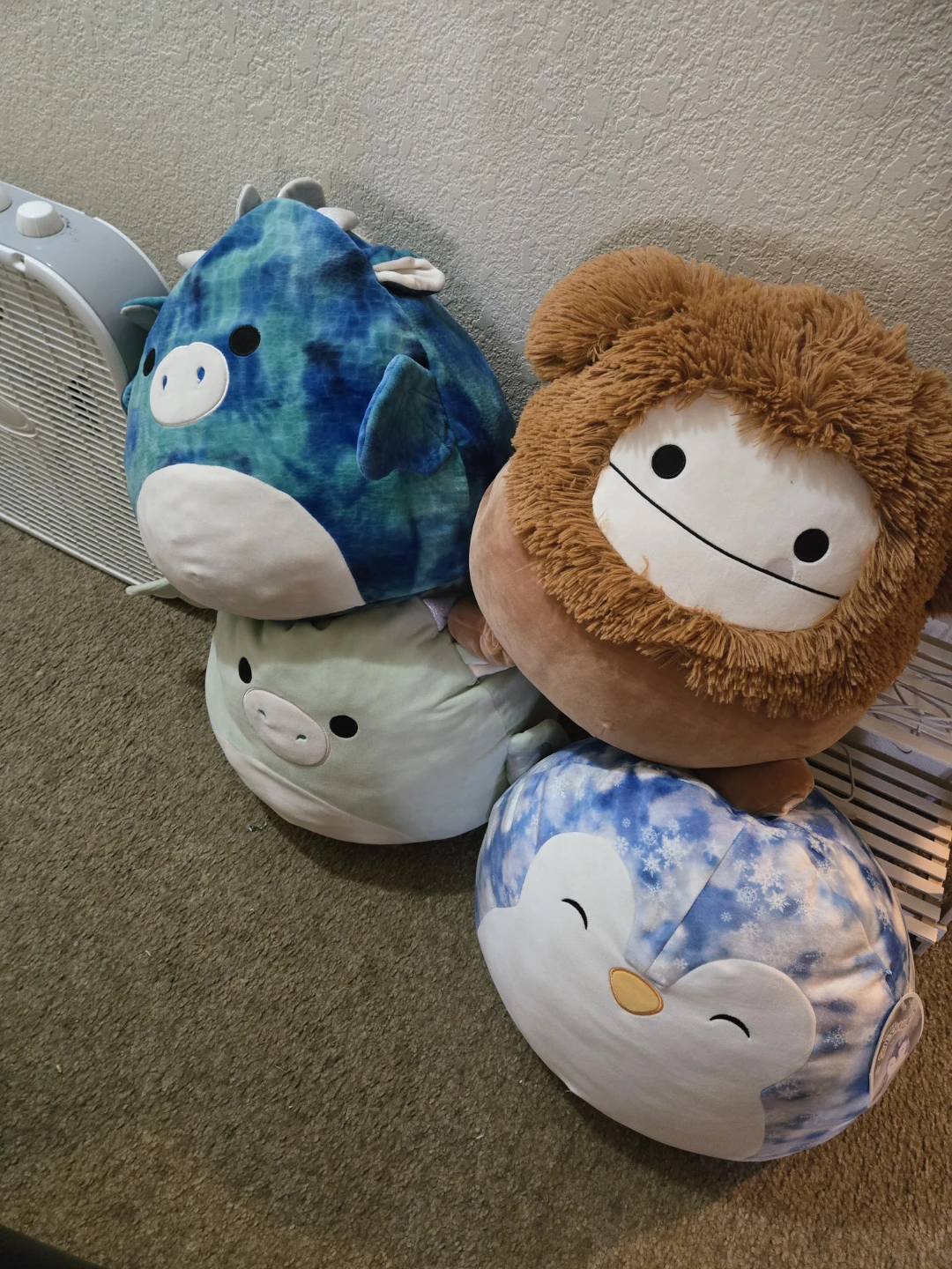 Large Squishmallow Plush Toys - Set of 4