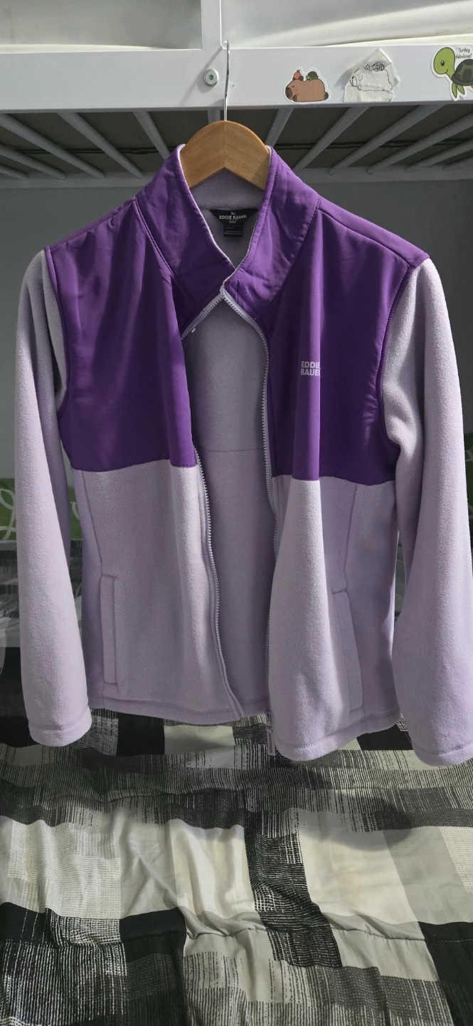 Eddie Bauer Kids Fleece Jacket - Purple - XL (14/16)