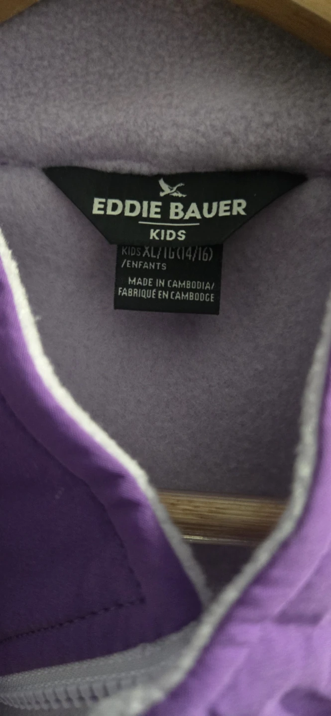 Eddie Bauer Kids Fleece Jacket - Purple - XL (14/16) - photo 3