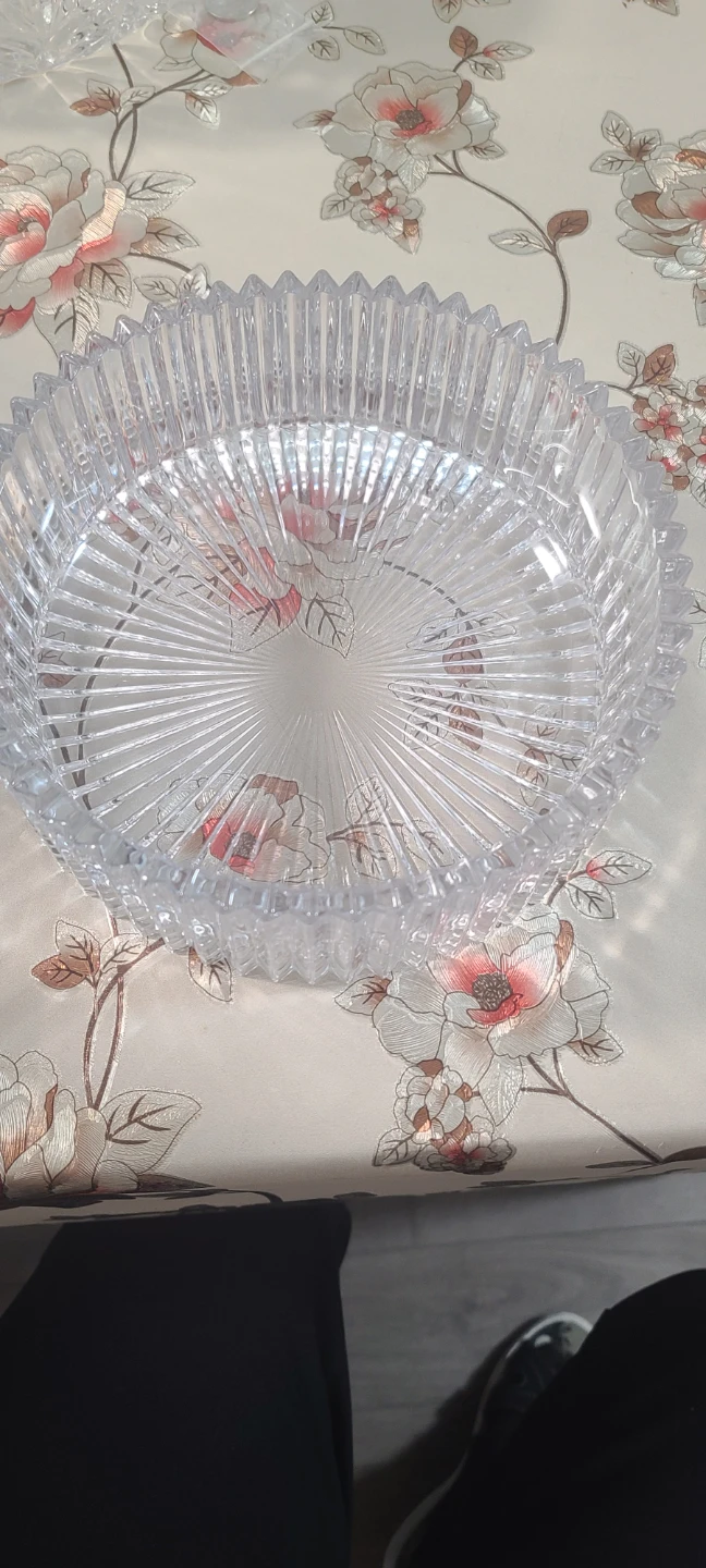Clear Glass Serving Bowl - photo 3