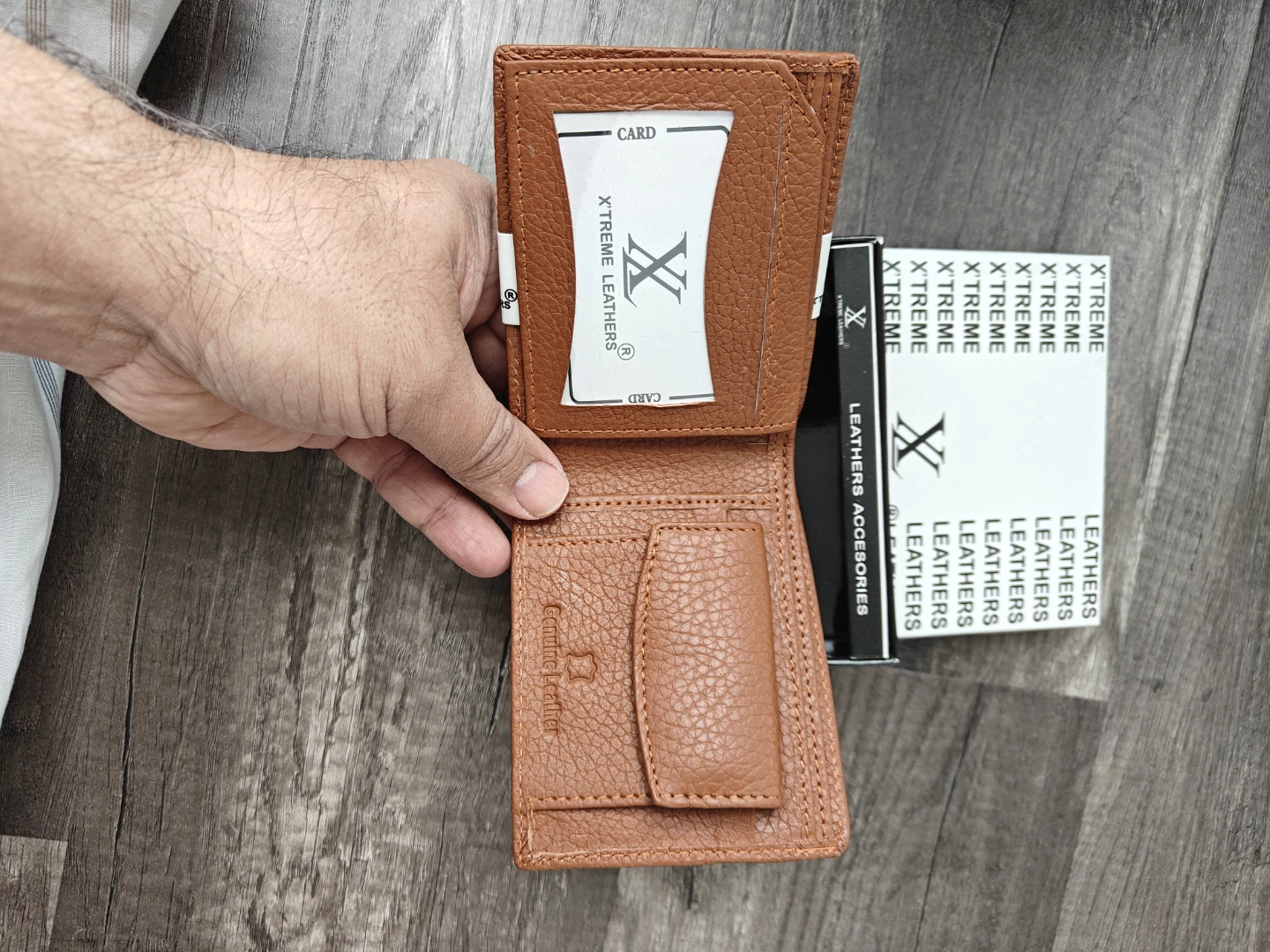 Xtreme Leathers Brown Bi-Fold Wallet - photo 2