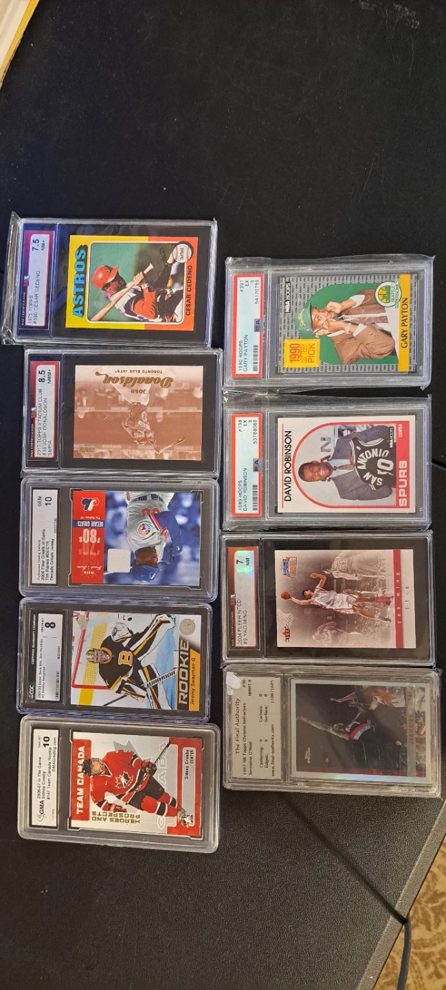 Assorted Graded Sports Cards - Hockey, Basketball, Baseball