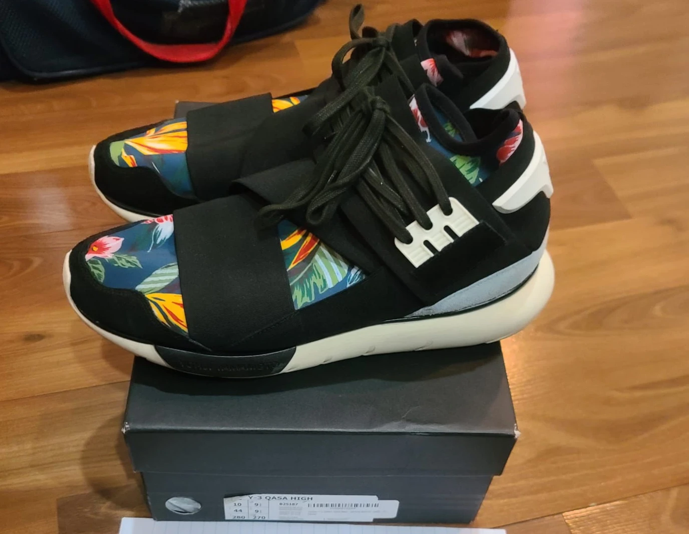 Y-3 Qasa High Floral Sneakers - photo 2