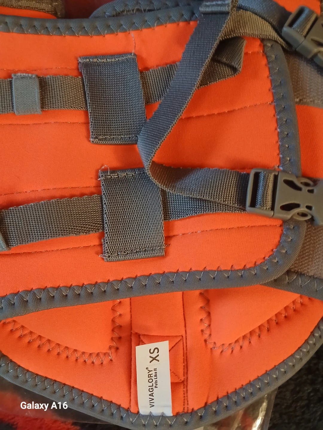 Vivaglory Pet Life Jacket Vest - Orange - Size XS - photo 5