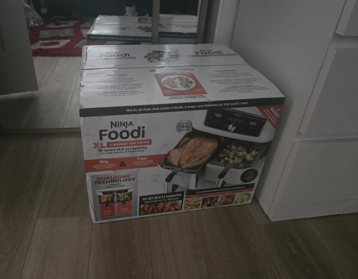 Ninja Foodi XL 10-Quart 2-Basket Air Fryer - photo 2