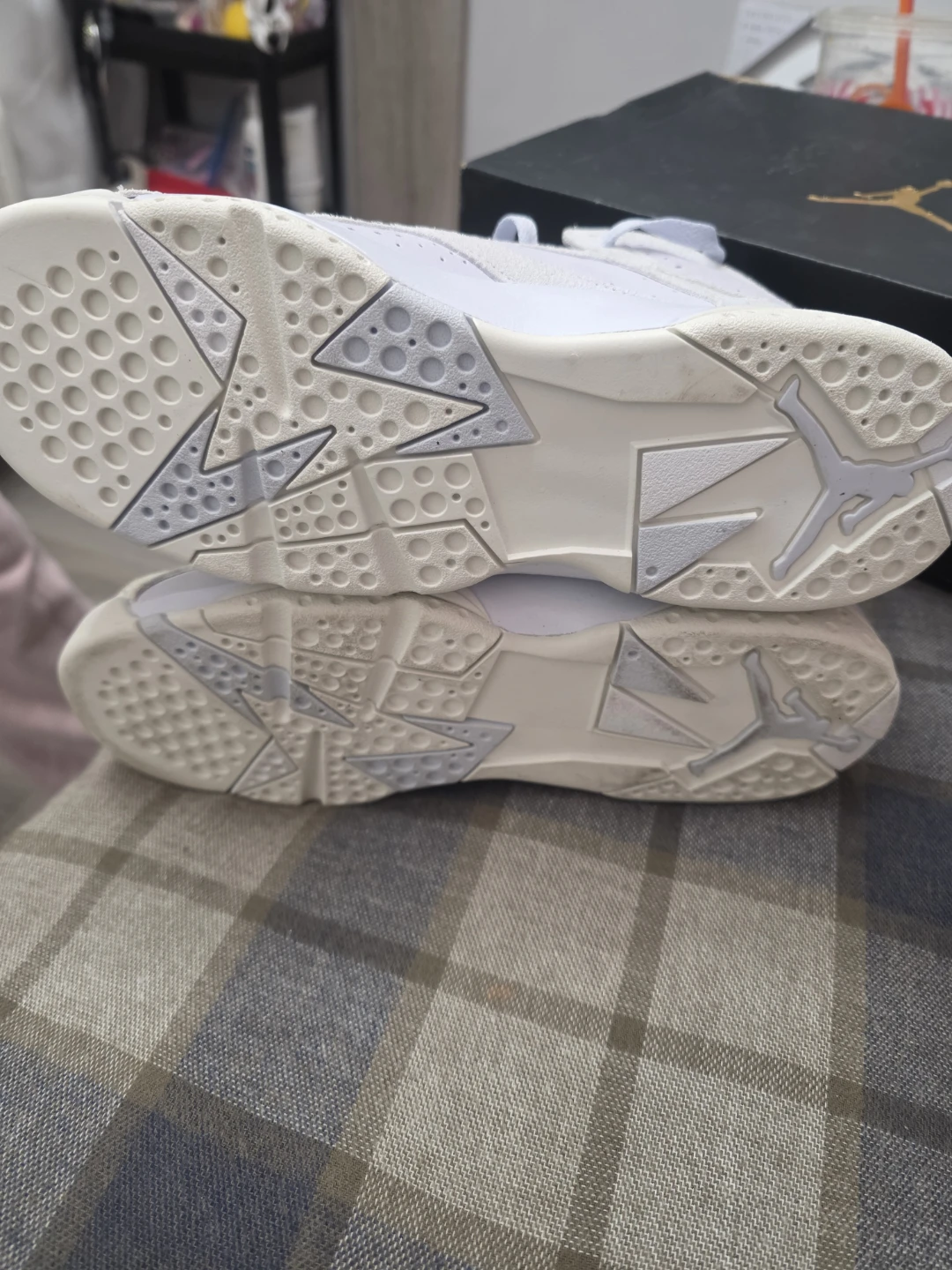 Air Jordan 7 Retro (GS) White/Blue Sz 6.5Y - photo 3