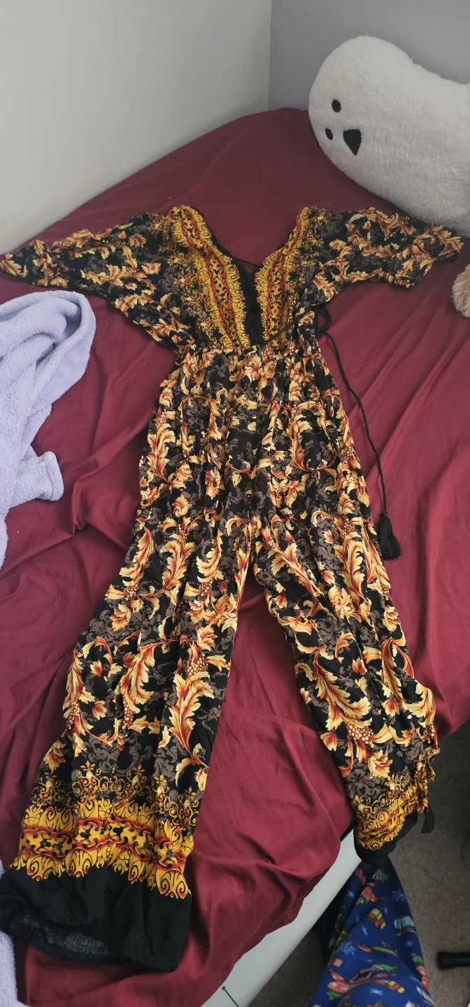 Women's Patterned Jumpsuit