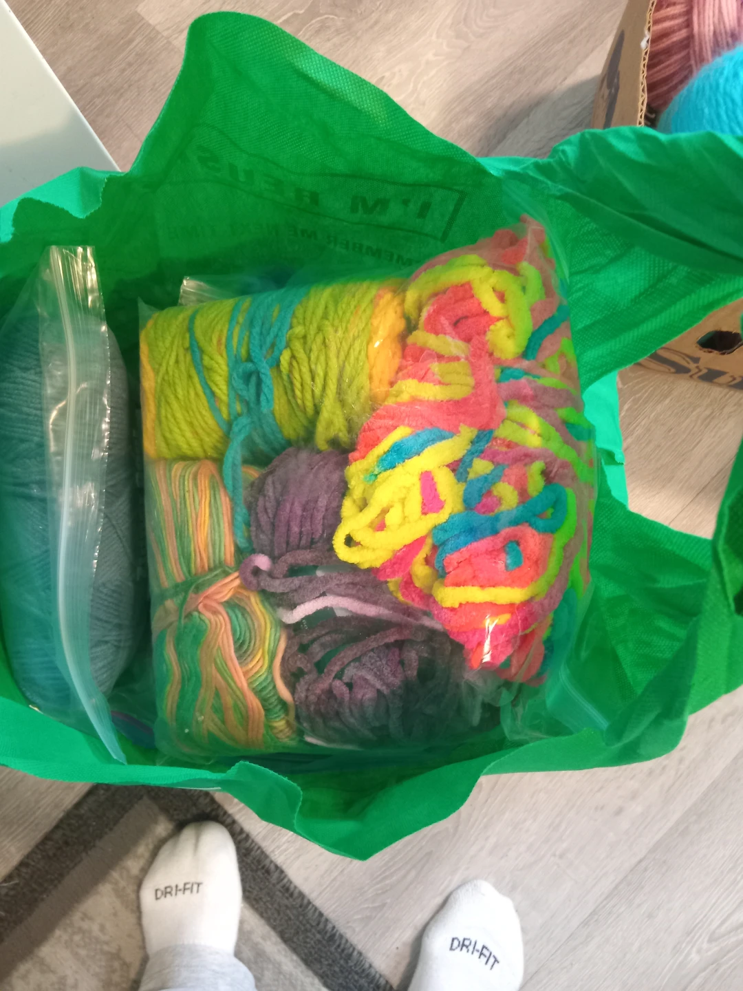 Assorted Yarn, Knitting Needles, and Crochet Hooks Bundle - photo 2