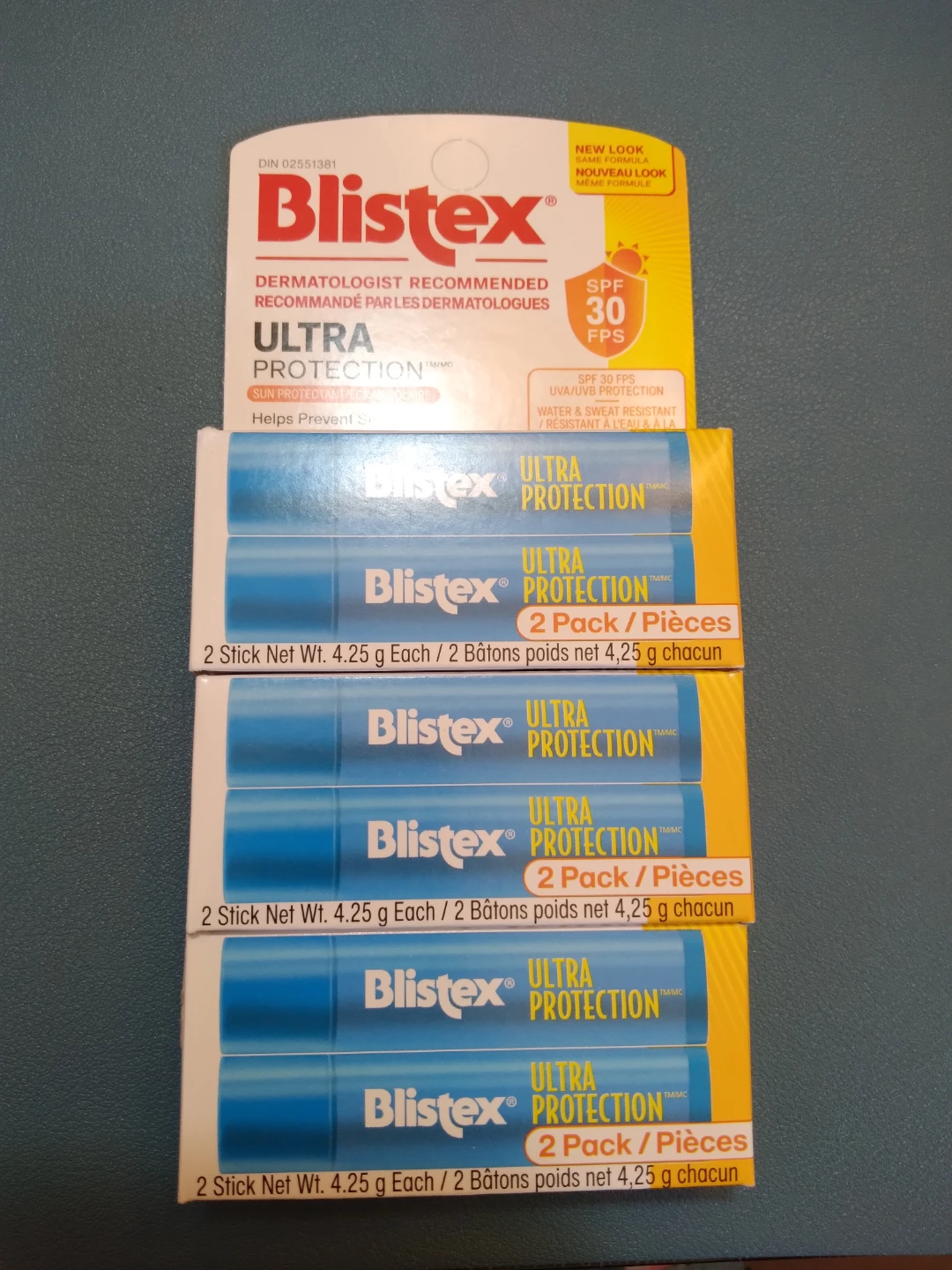 6 count Blistex Ultra Protection SPF 30 Lip Balm