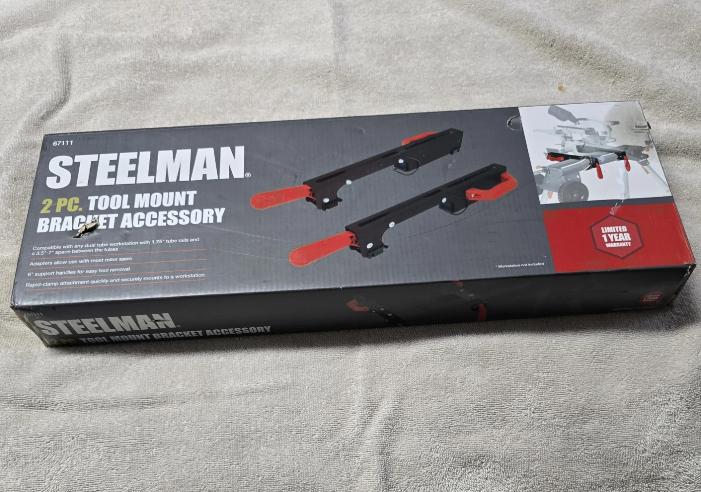 STEELMAN 2 PC. Tool Mount Bracket Accessory for Workstation