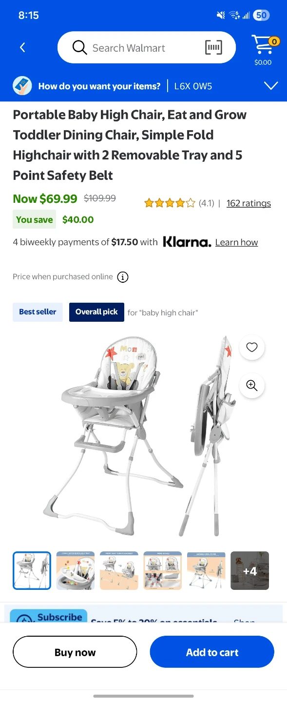 Mon Petit Ange Baby High Chair
