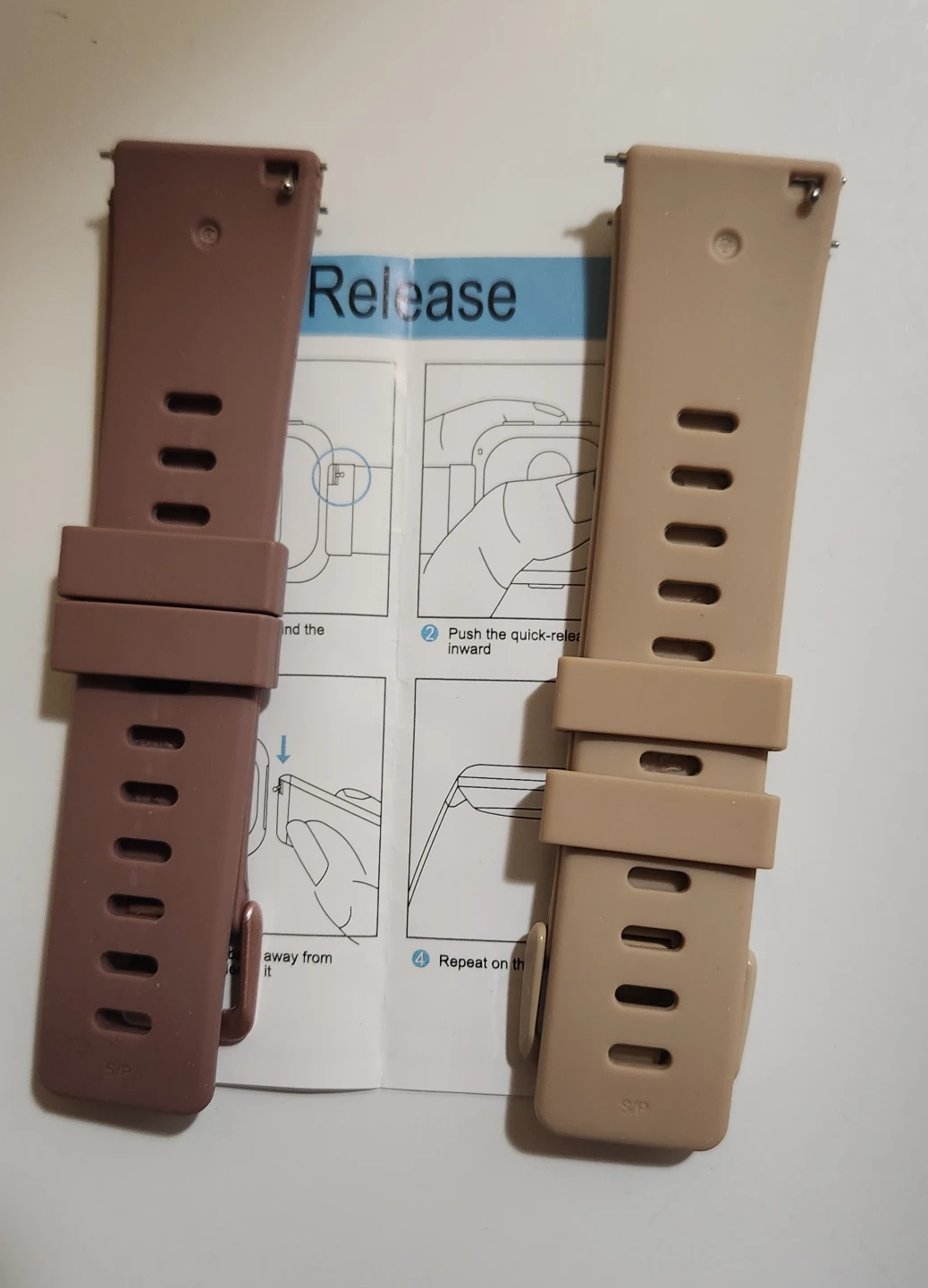 2 x Watch Bands (Brown & Tan)
