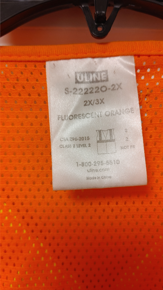 Fluorescent Orange Safety Vest - photo 5
