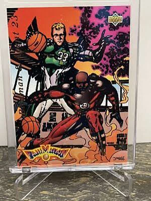 Larry bird and Michael Jordan card