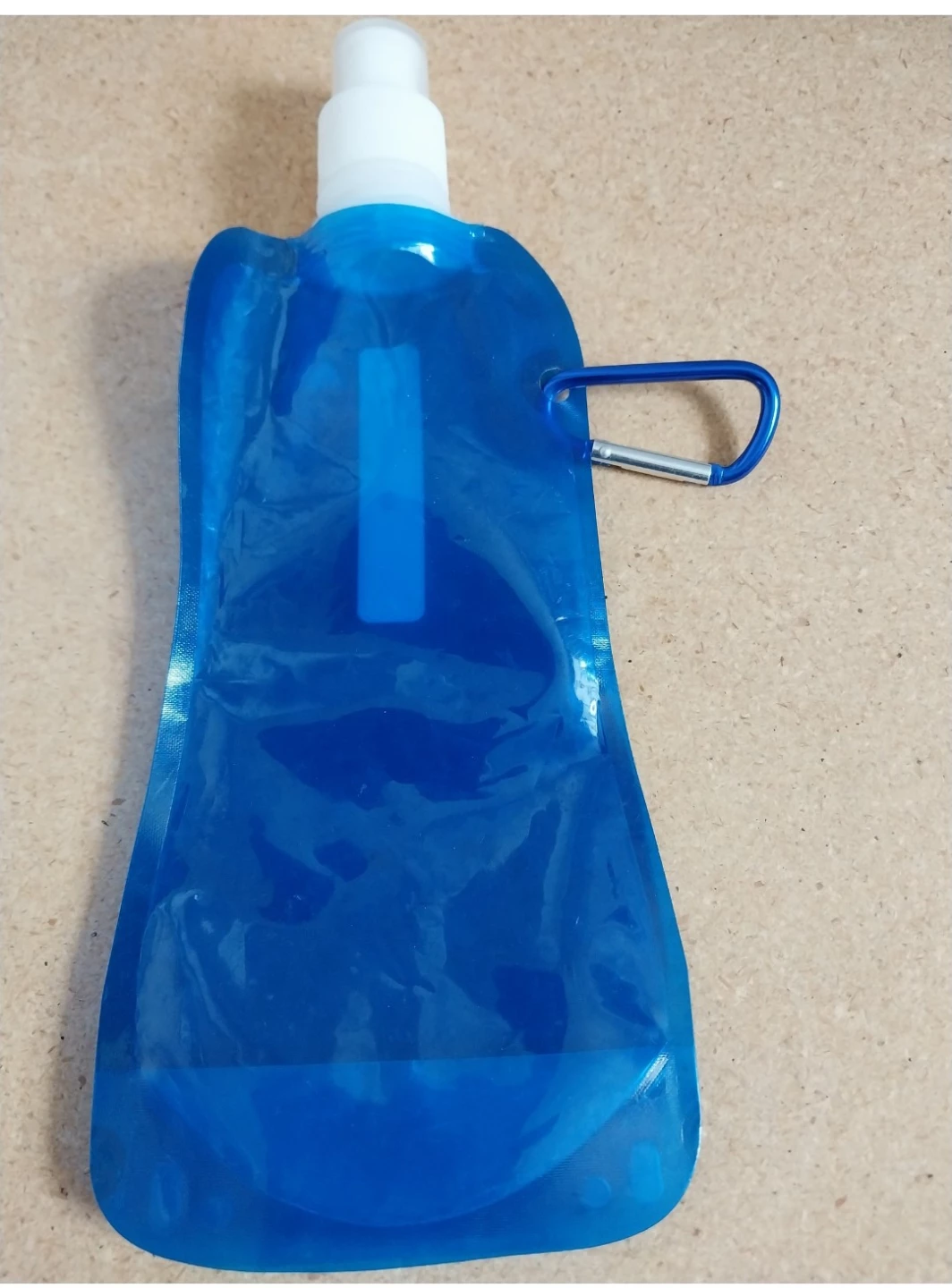 Blue Collapsible Water Bottle with Carabiner. Pick up only. - photo 2