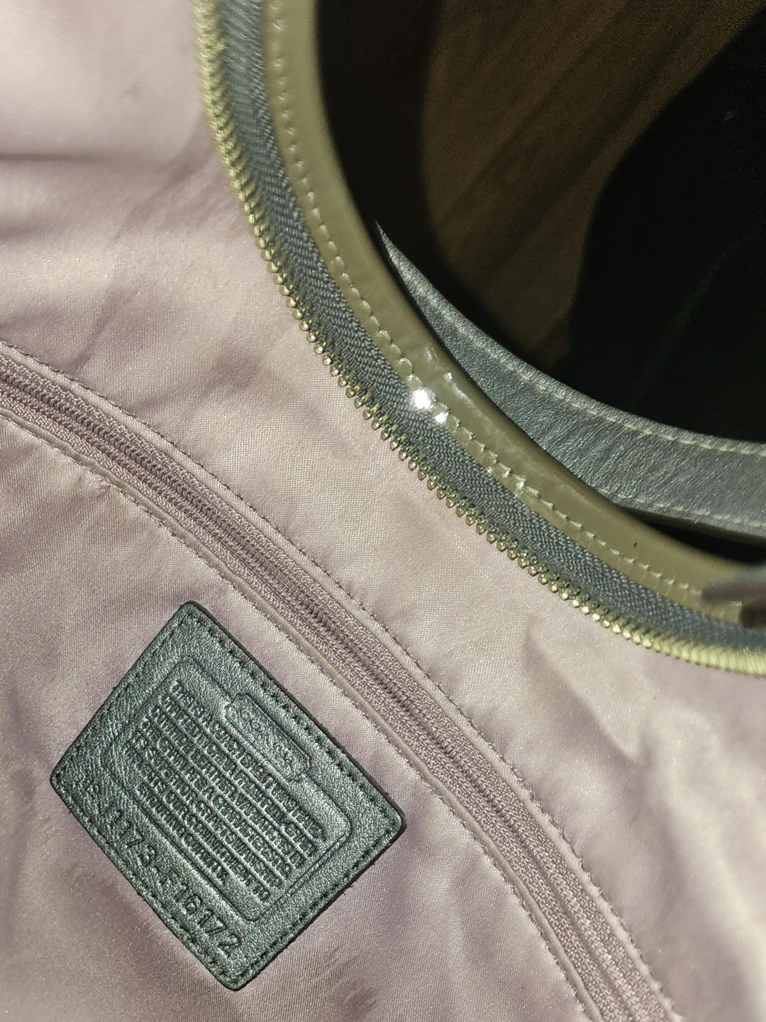 Coach Patent Leather Hobo Bag