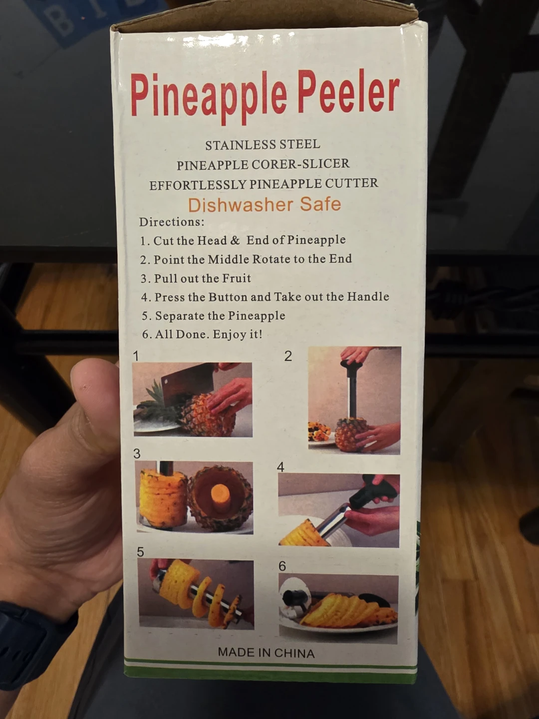 Stainless Steel Pineapple Peeler, Corer & Slicer - photo 2