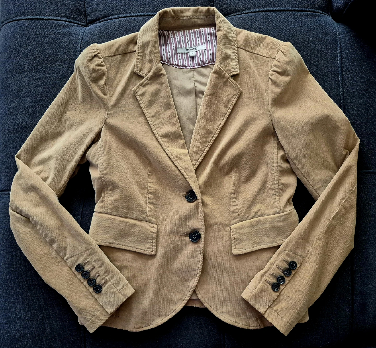 RW&CO. Tan Corduroy Blazer size S/P