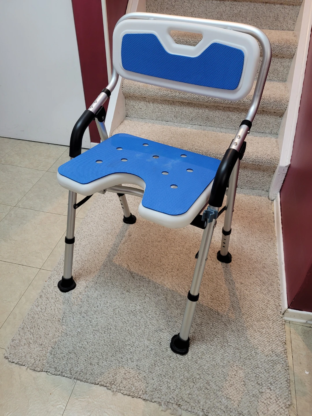 Foldable & Adjustable Shower Chair