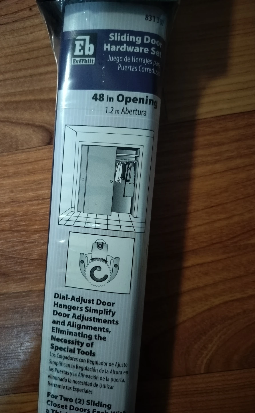 Everbilt Sliding Door Hardware Set - 48 in Opening