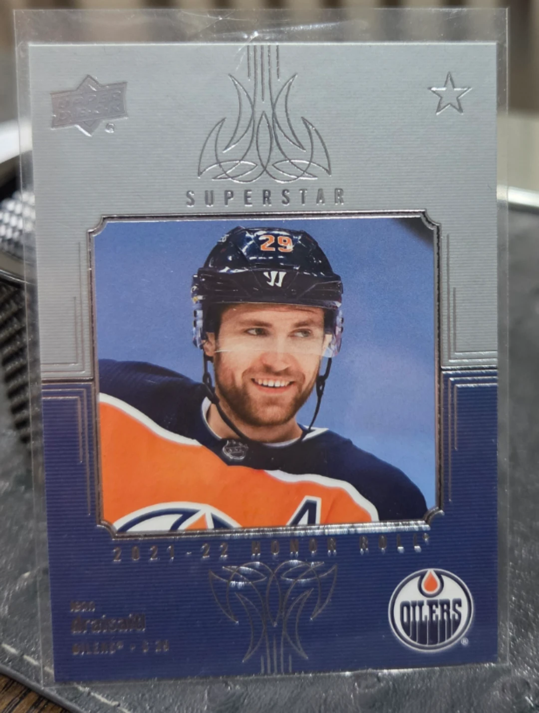 2021-22 Upper Deck Series 1 Leon Draisaitl Hockey Card
