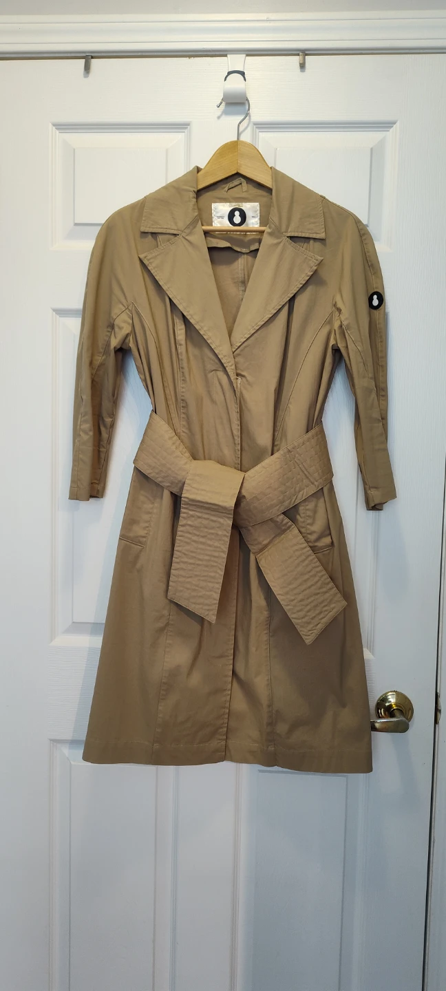 Snowman New York - Khaki Trench Coat with Belt
