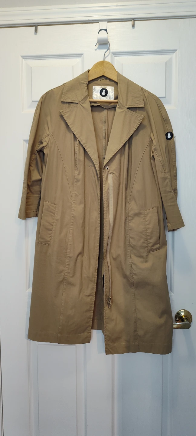 Snowman New York - Khaki Trench Coat with Belt - photo 2
