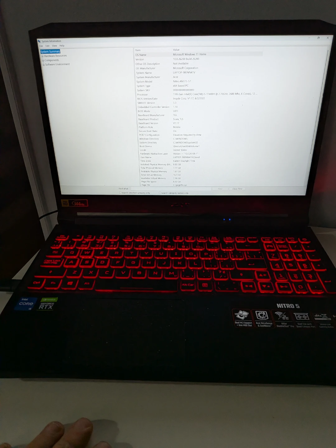 Acer Nitro 5 Gaming Laptop