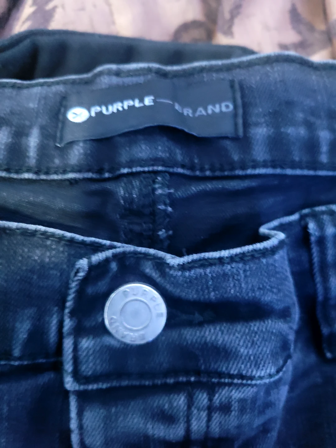 Purple jeans without tags - photo 2