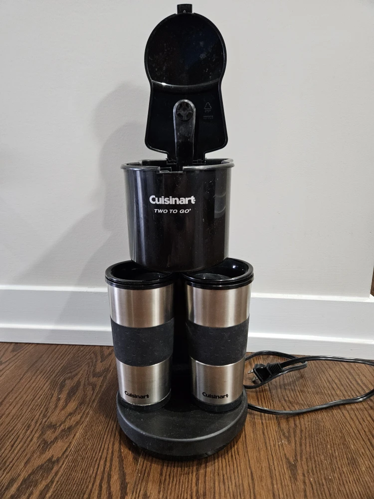 Cuisinart Two to Go Coffee Maker with 2 Travel Mugs - photo 3
