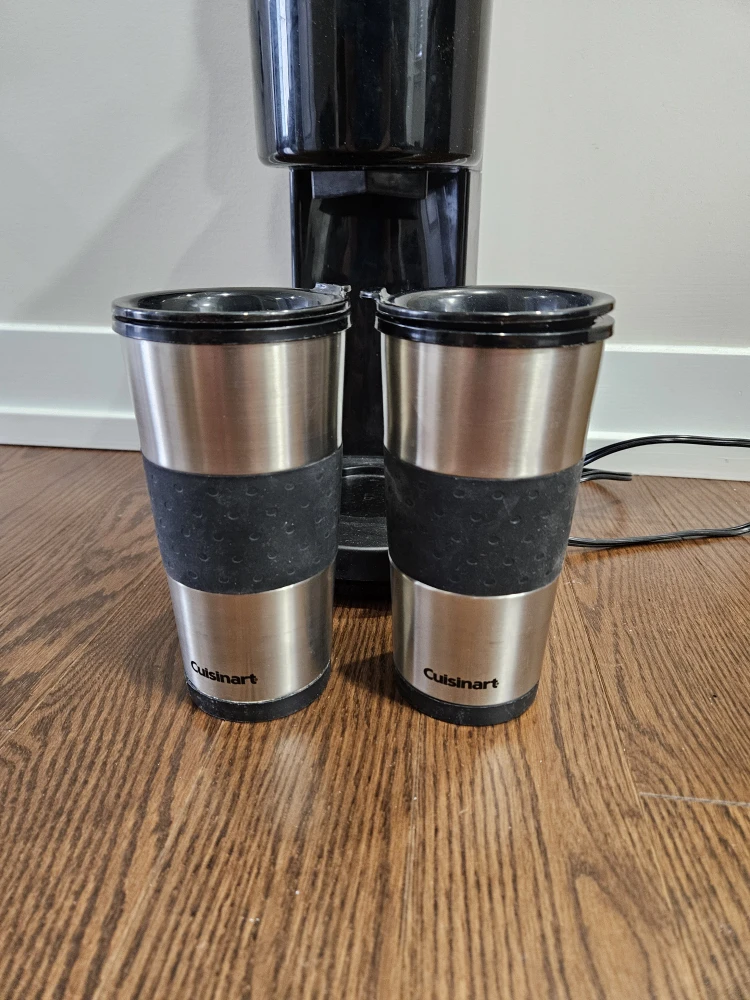 Cuisinart Two to Go Coffee Maker with 2 Travel Mugs - photo 4